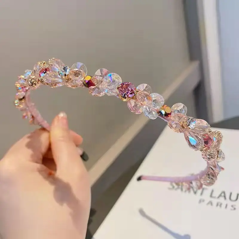 Crystal Black Diamond Hairband for Women - Image 15