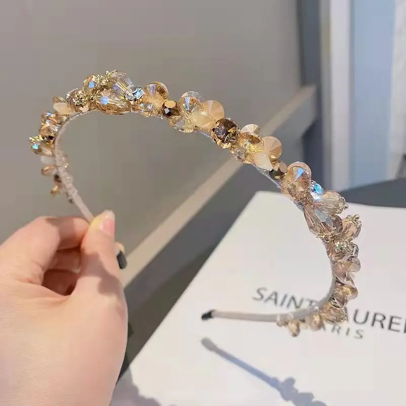 Crystal Black Diamond Hairband for Women - Image 17