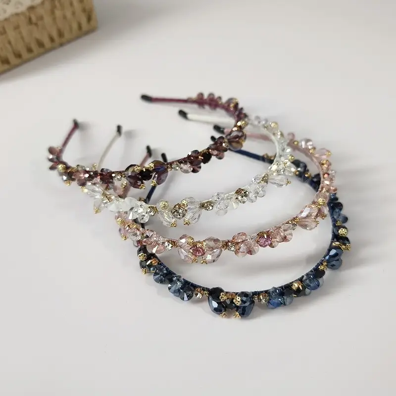 Crystal Black Diamond Hairband for Women — feature 1