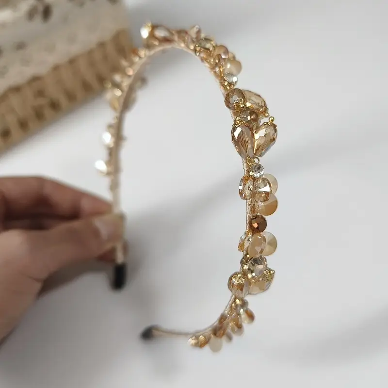 Crystal Black Diamond Hairband for Women — feature 14