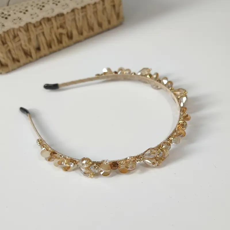 Crystal Black Diamond Hairband for Women — feature 16