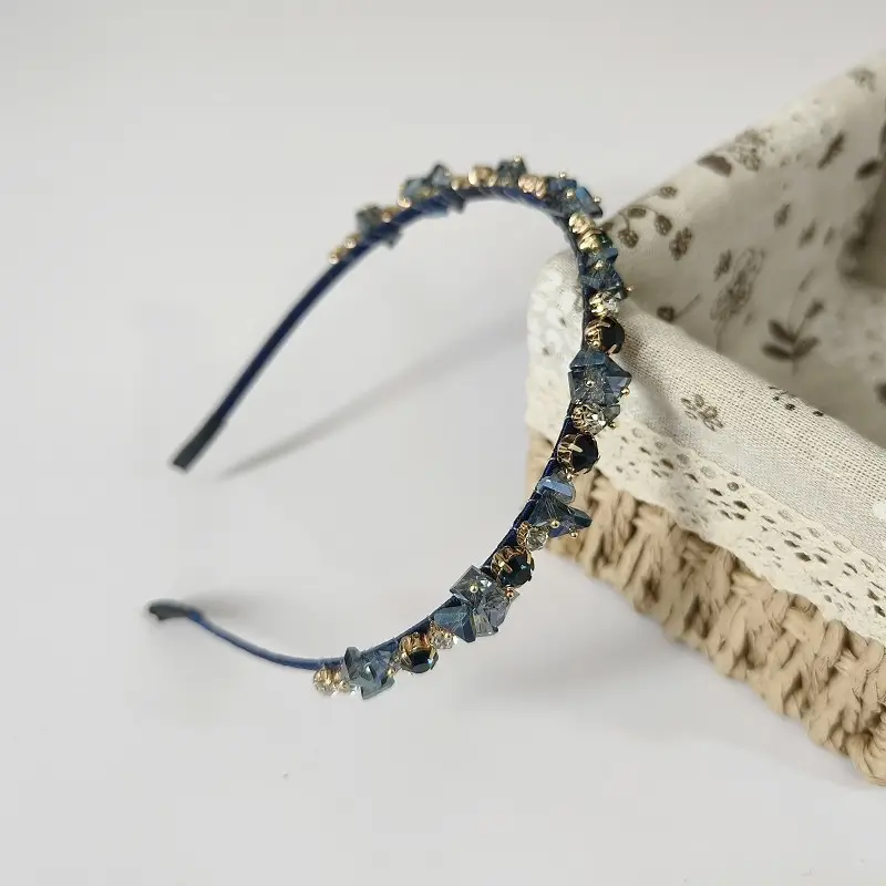 Crystal Black Diamond Hairband for Women — feature 18