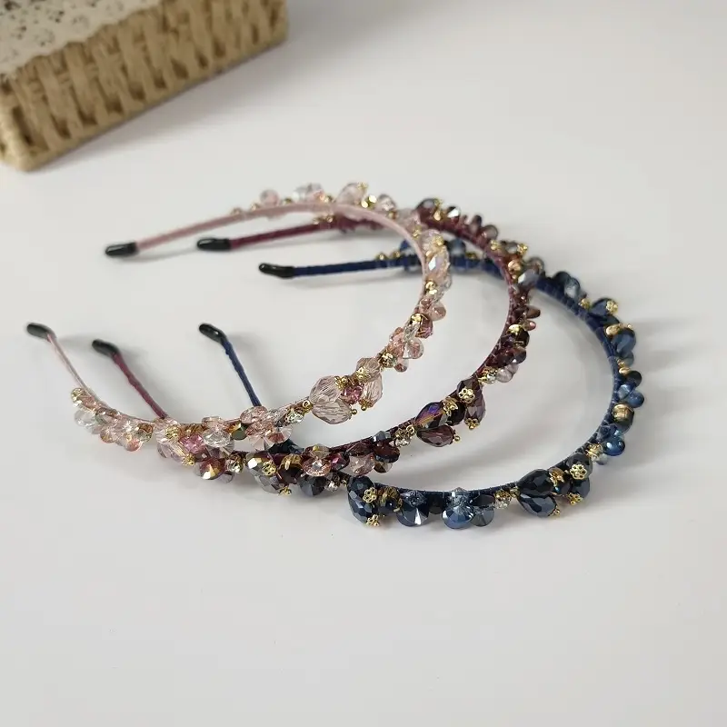 Crystal Black Diamond Hairband for Women — feature 3