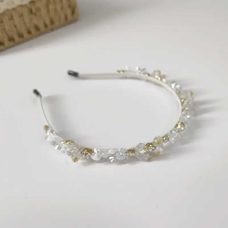 Crystal Black Diamond Hairband for Women — feature 4