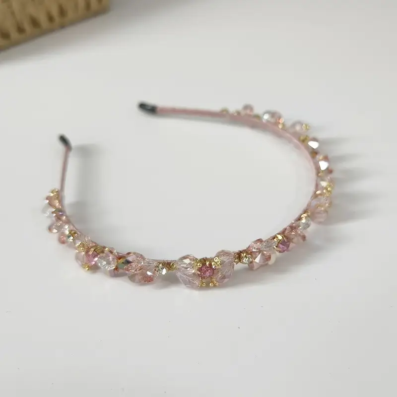 Crystal Black Diamond Hairband for Women - Image 5