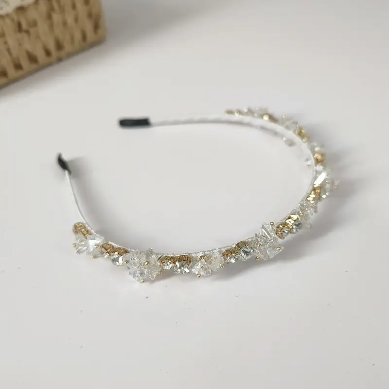 Crystal Black Diamond Hairband for Women - Image 9