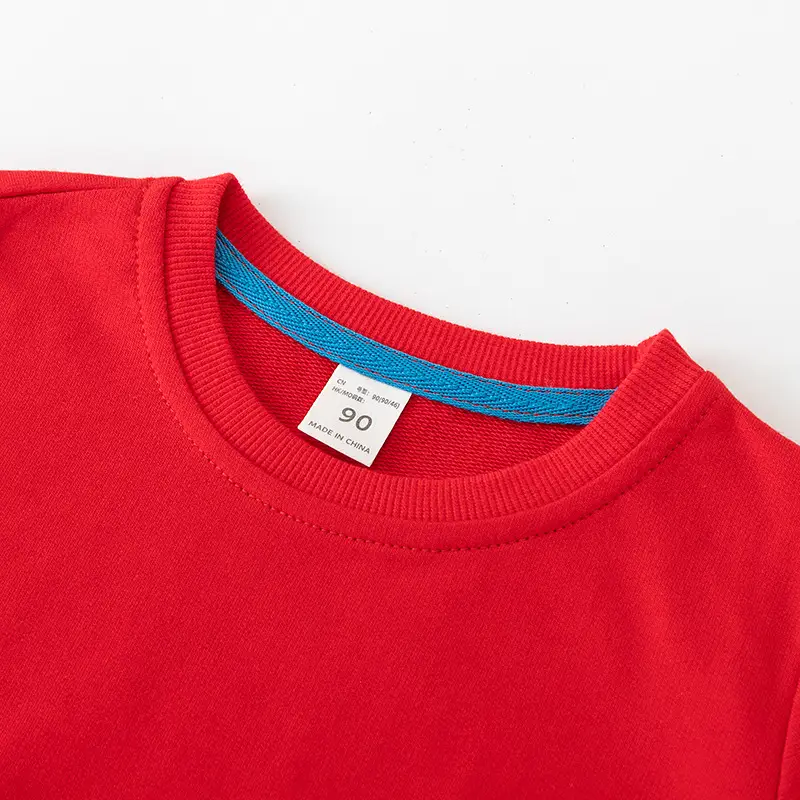 Red Christmas Pullover for Girls Spring Autumn Wear