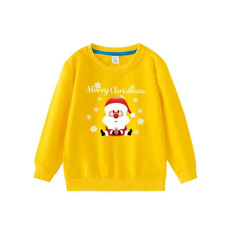 Red Christmas Pullover for Girls Spring Autumn Wear