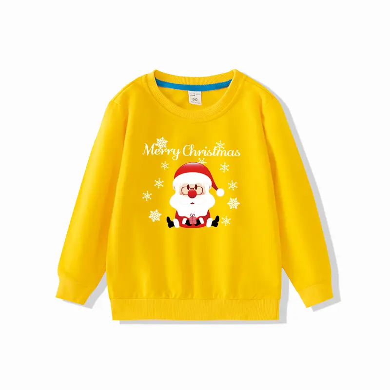 Red Christmas Pullover for Girls Spring Autumn Wear
