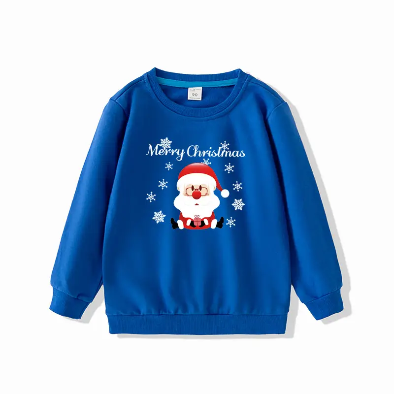 Red Christmas Pullover for Girls Spring Autumn Wear