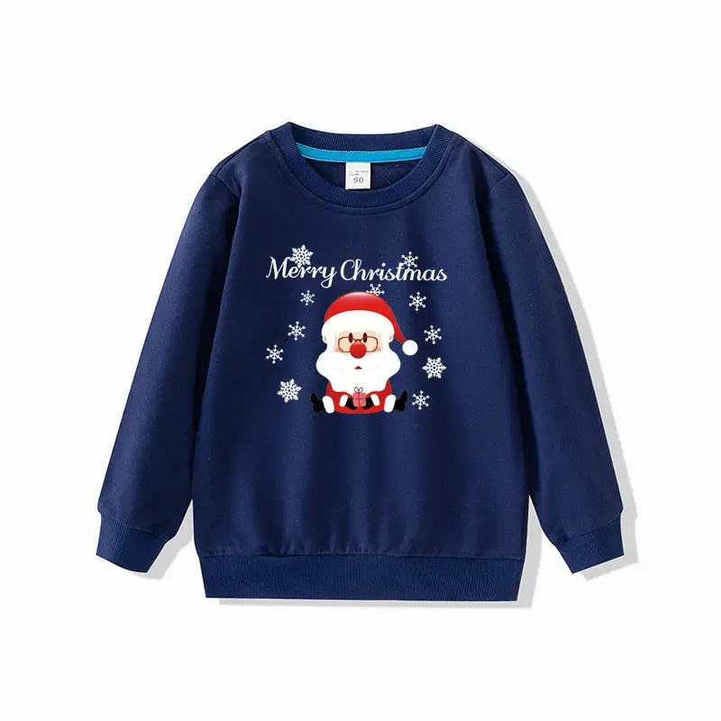 Red Christmas Pullover for Girls Spring Autumn Wear