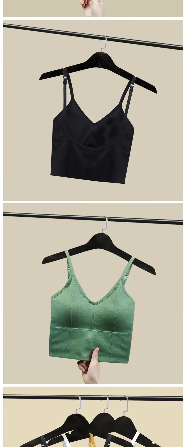 Pink U-Shaped Backless Bra for Women — feature 10