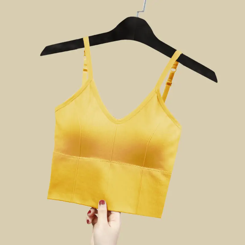 Pink U-Shaped Backless Bra for Women - Image 4
