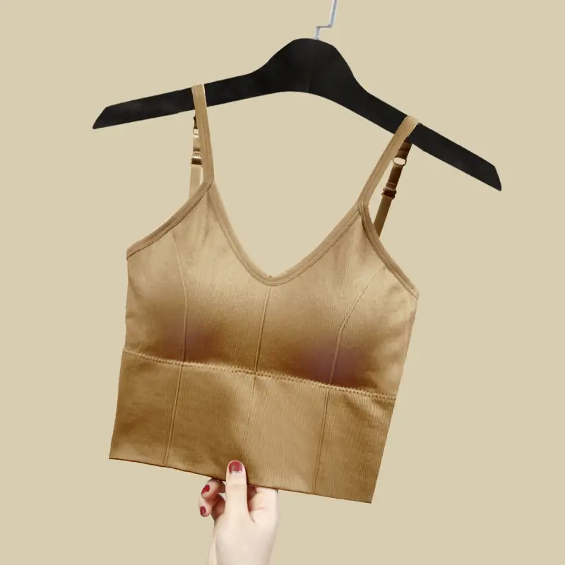 Pink U-Shaped Backless Bra for Women - Image 5