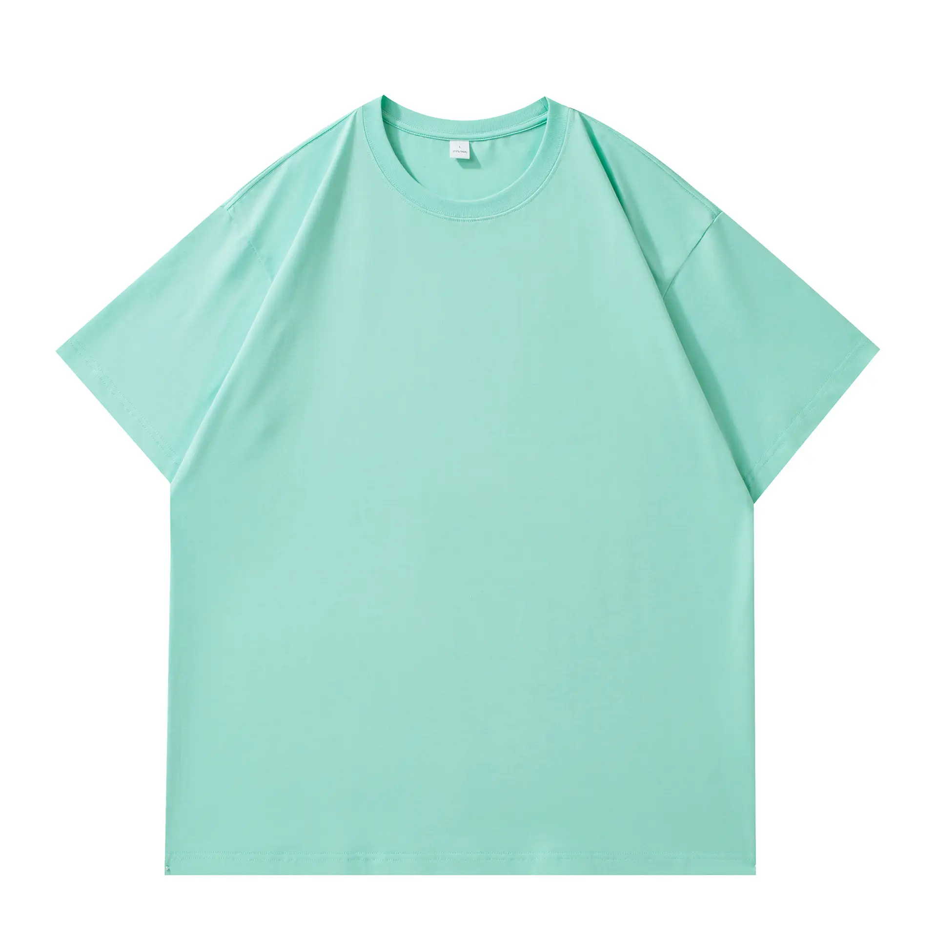 New Black Micro Cotton Crewneck T-Shirt 220g - Image 11