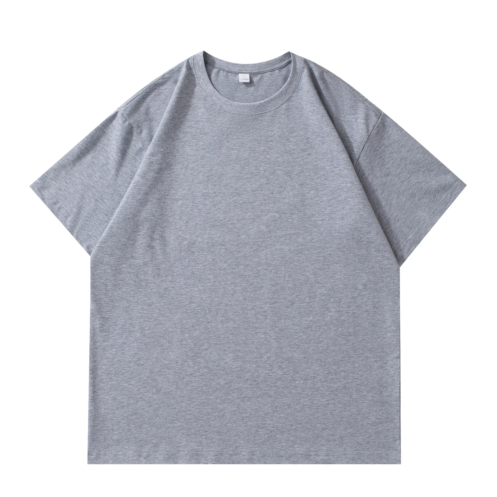New Black Micro Cotton Crewneck T-Shirt 220g - Image 4
