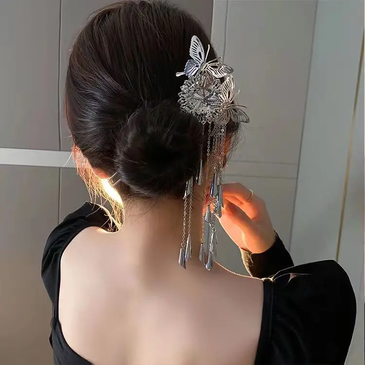 Butterfly Bell Hairpin with Tassel for Women - Image 5