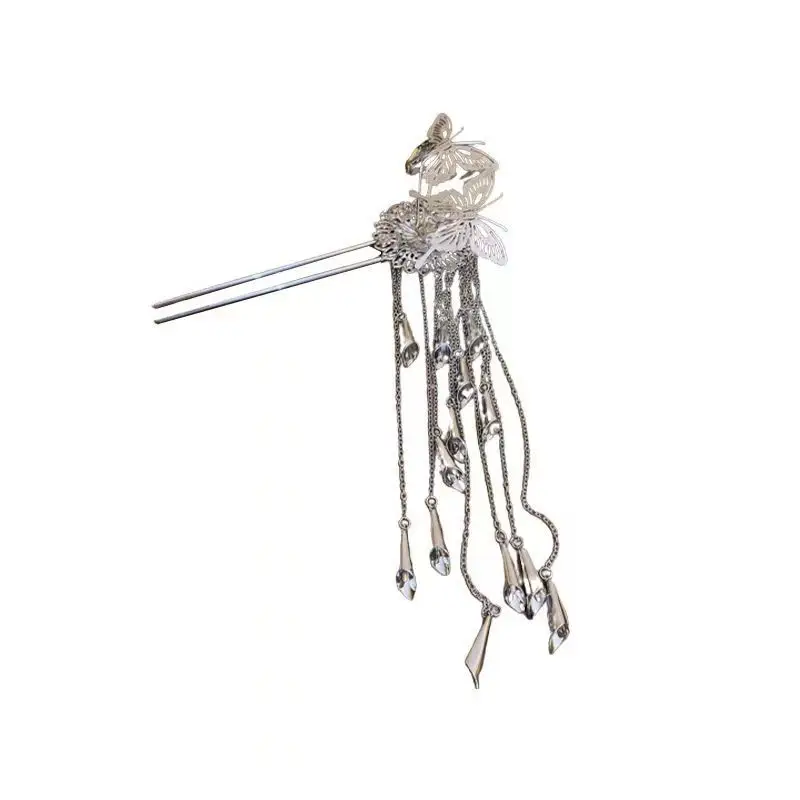 Butterfly Bell Hairpin with Tassel for Women - Image 6