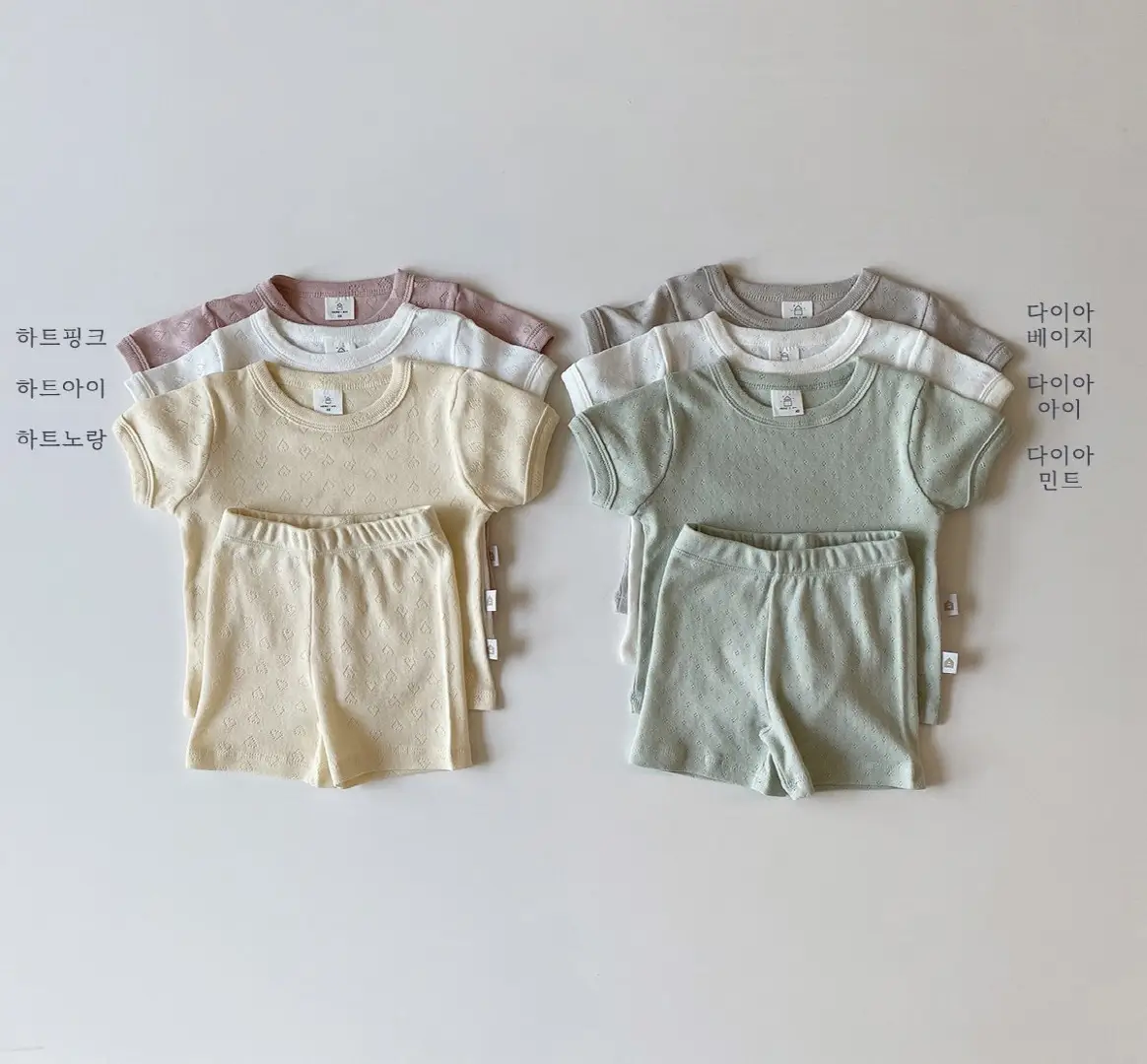 Kids Summer Shorts Pure Cotton Pajamas Set — feature 6