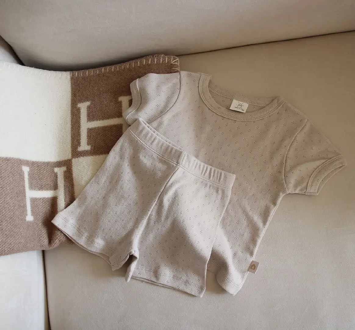 Kids Summer Shorts Pure Cotton Pajamas Set — feature 7