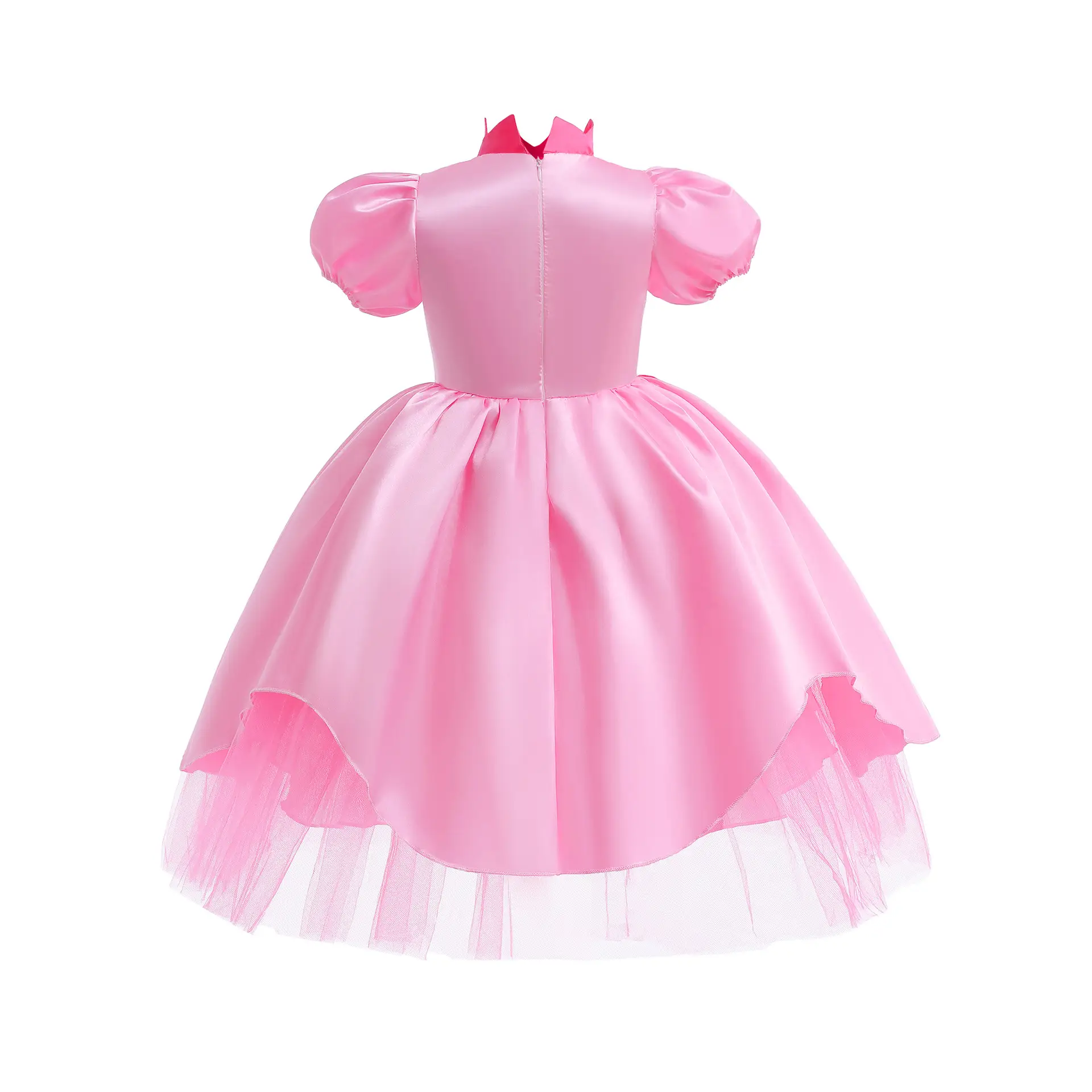 Children's Super Mary Mario Game Dress Pink Princess Peach — feature 14