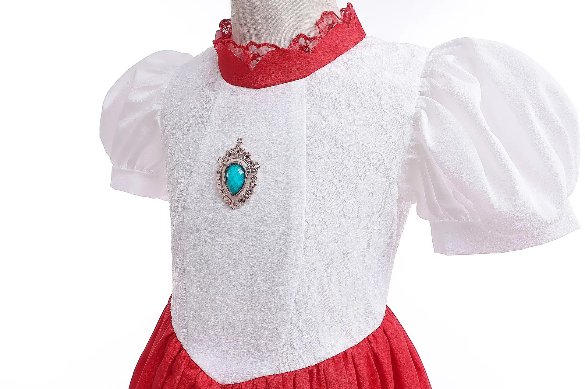 Children's Super Mary Mario Game Dress Pink Princess Peach — feature 22