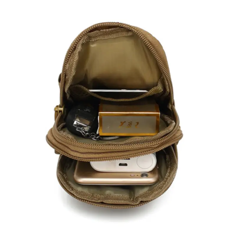 Men's Camouflage Tactical Phone Waist Bag Waterproof Multi-functional Belt