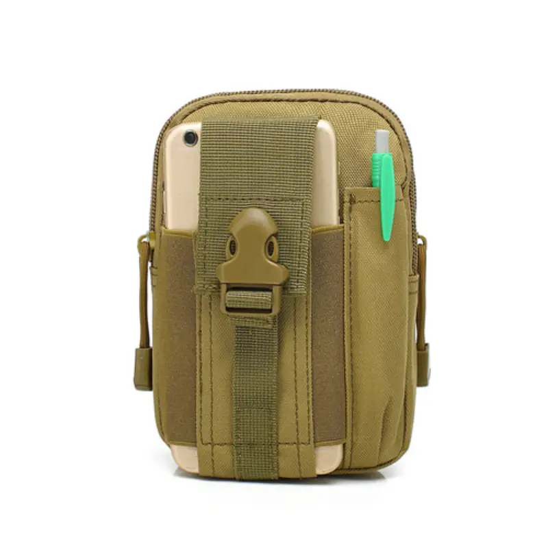 Men's Camouflage Tactical Phone Waist Bag Waterproof Multi-functional Belt — feature 15