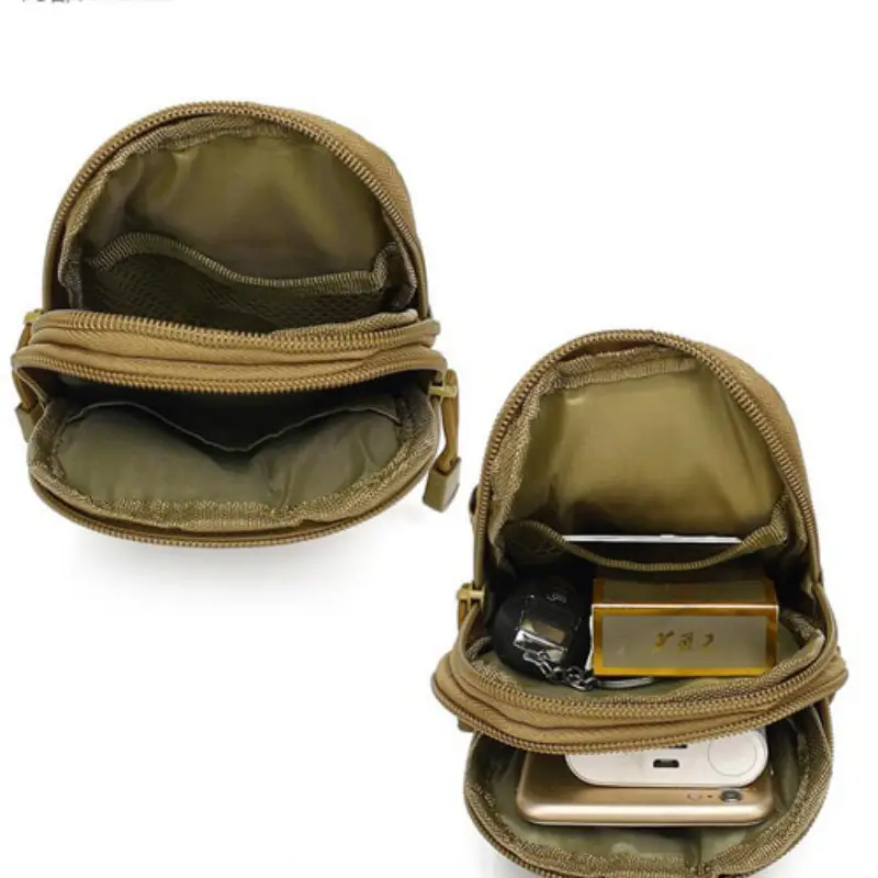 Men's Camouflage Tactical Phone Waist Bag Waterproof Multi-functional Belt — feature 3