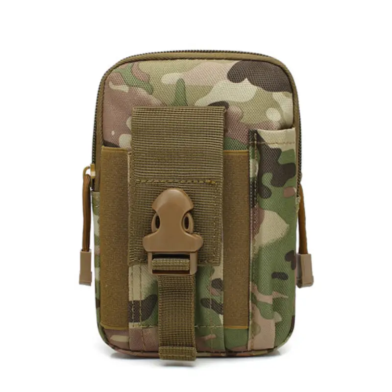 Men's Camouflage Tactical Phone Waist Bag Waterproof Multi-functional Belt