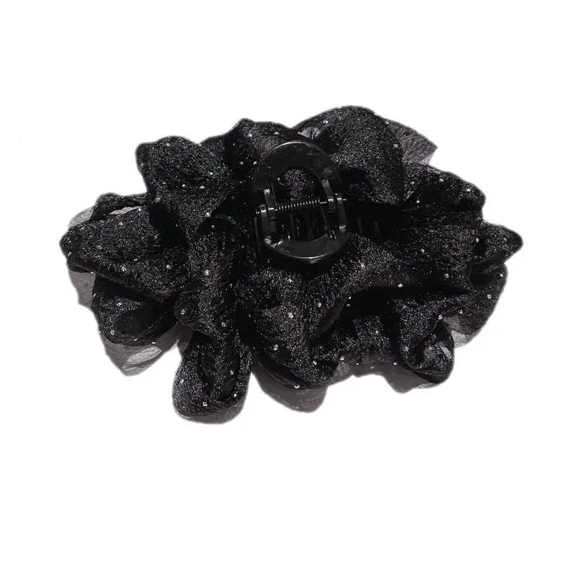 White Mesh Cloud Bubble Hairpin for Women - Image 15