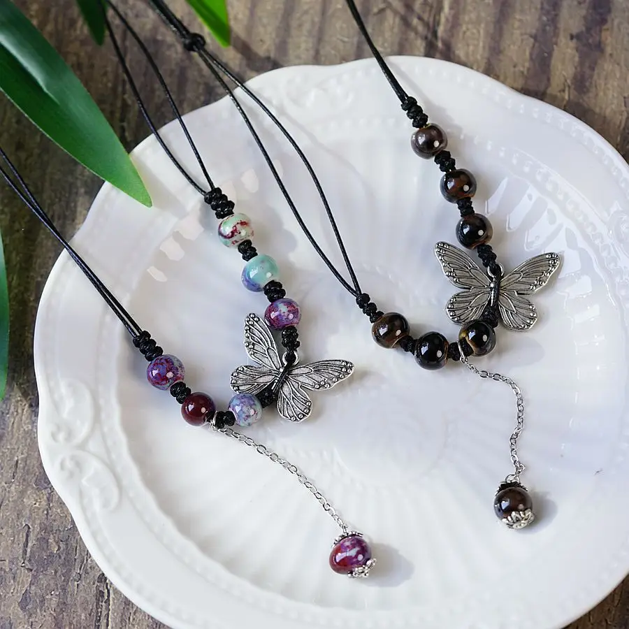 Chinese Butterfly Drawstring Necklace for Women — feature 5