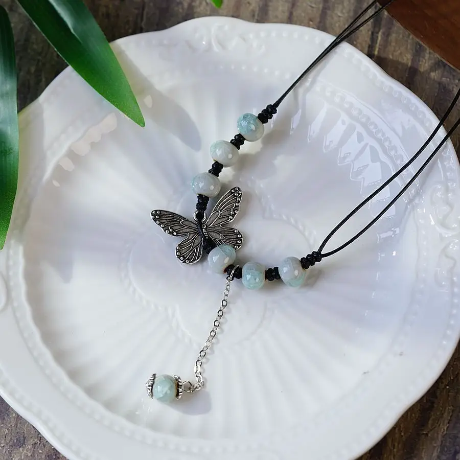 Chinese Butterfly Drawstring Necklace for Women - Image 9
