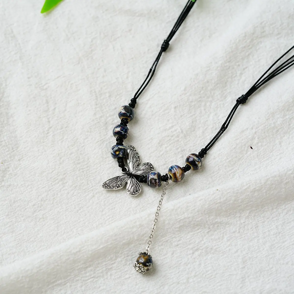 Chinese Butterfly Drawstring Necklace for Women - Image 14