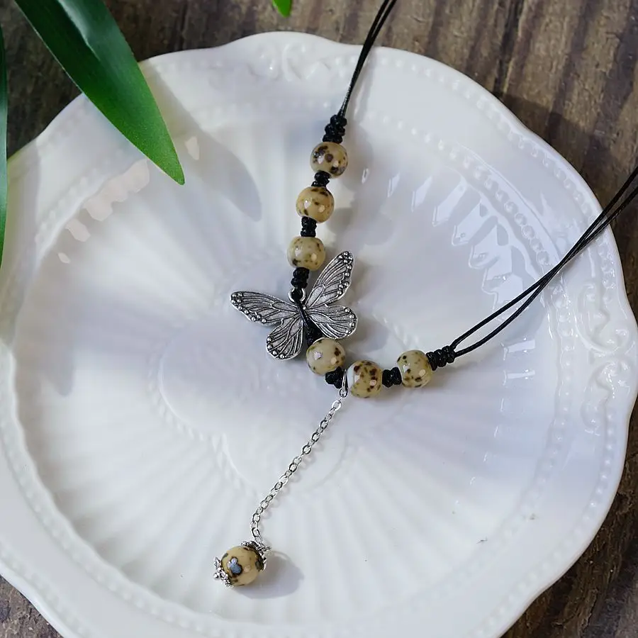 Chinese Butterfly Drawstring Necklace for Women — feature 12