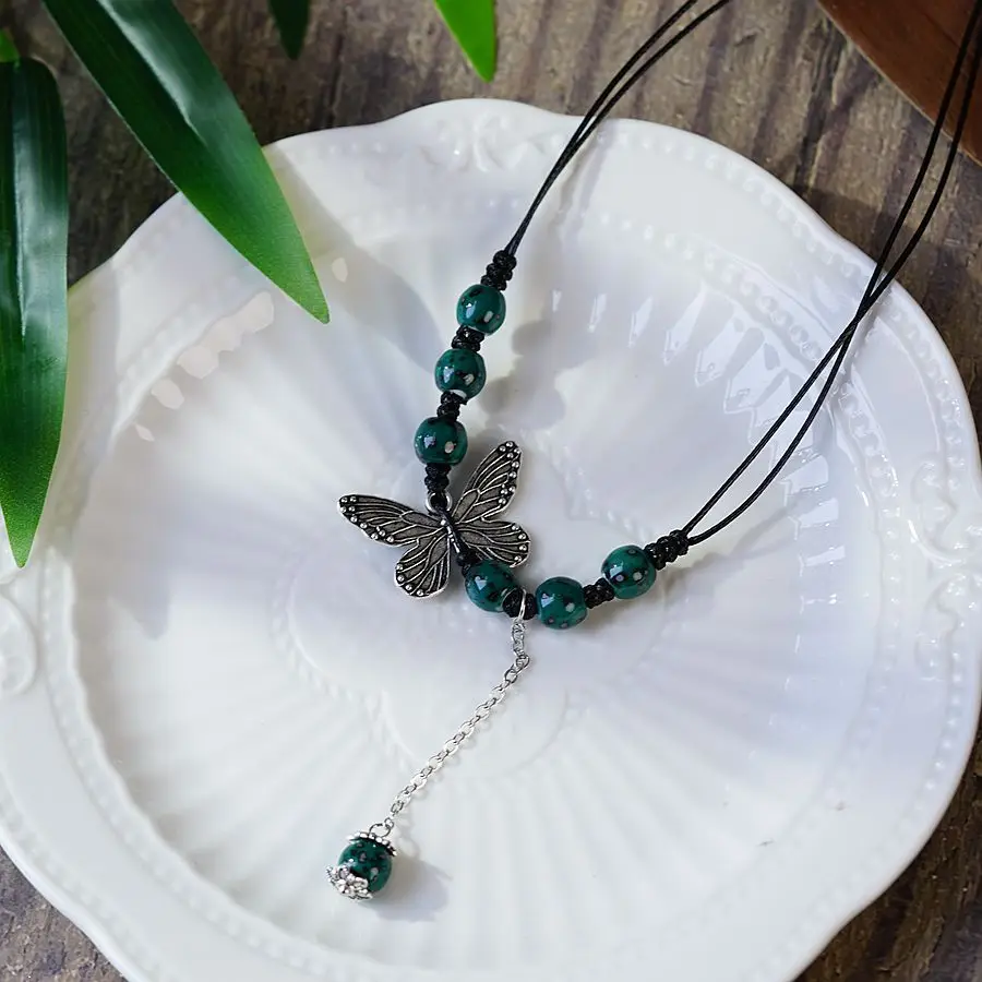 Chinese Butterfly Drawstring Necklace for Women - Image 6