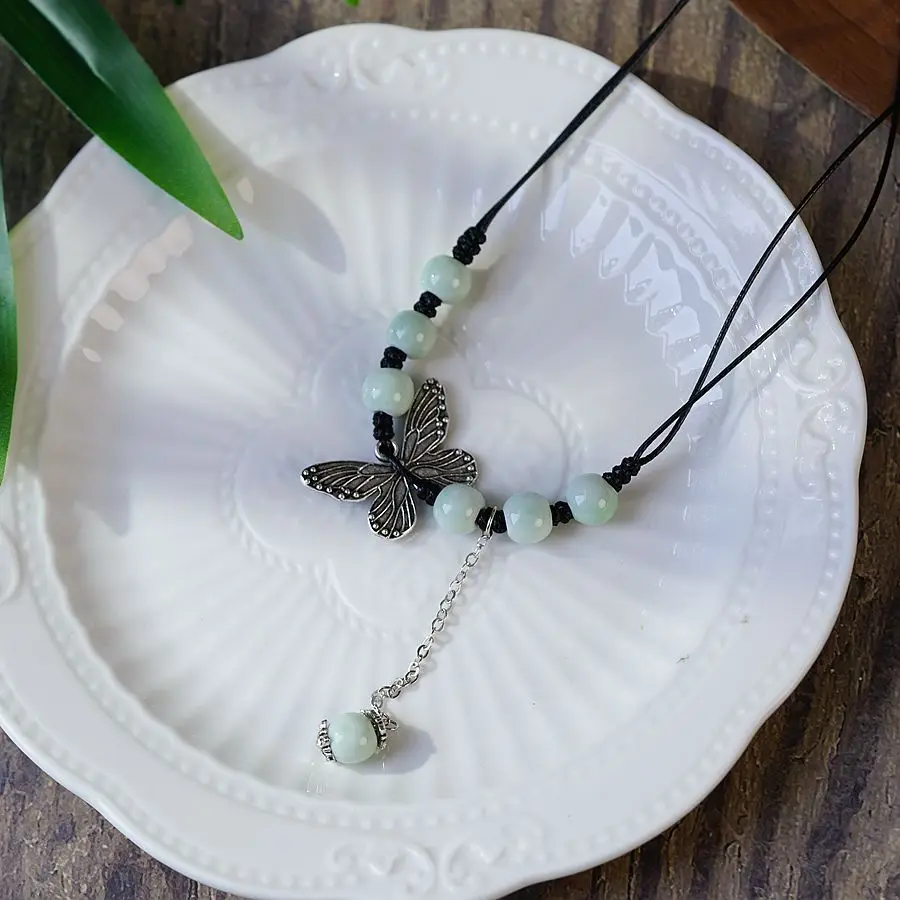 Chinese Butterfly Drawstring Necklace for Women — feature 9