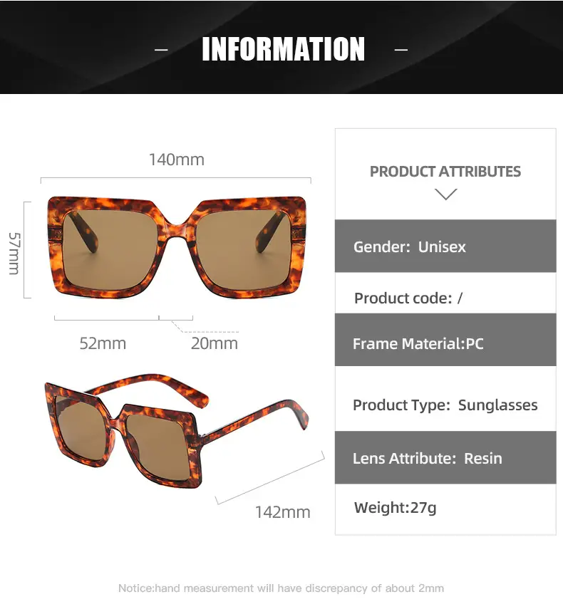 Men's Korean Style Black Anti-Blue Light Sunglasses — feature 12