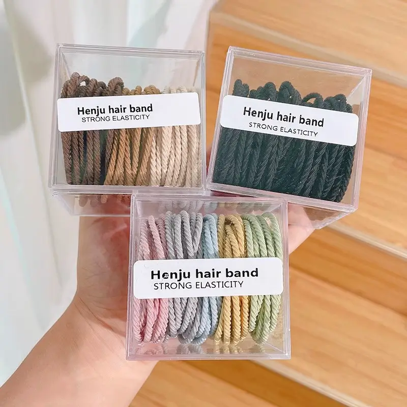 Fresh Pink Hair Bands for Ponytails & Hair Ties