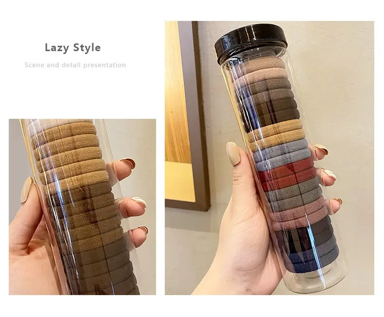 Fresh Pink Hair Bands for Ponytails & Hair Ties — feature 32