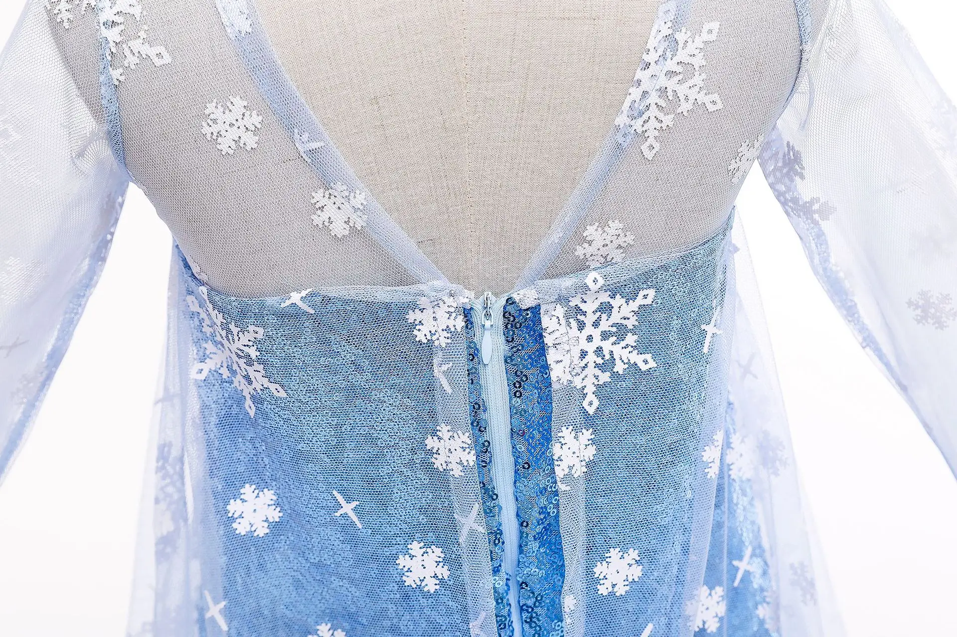 Aisha Princess Dress Blue Frozen Girls Western Style — feature 16
