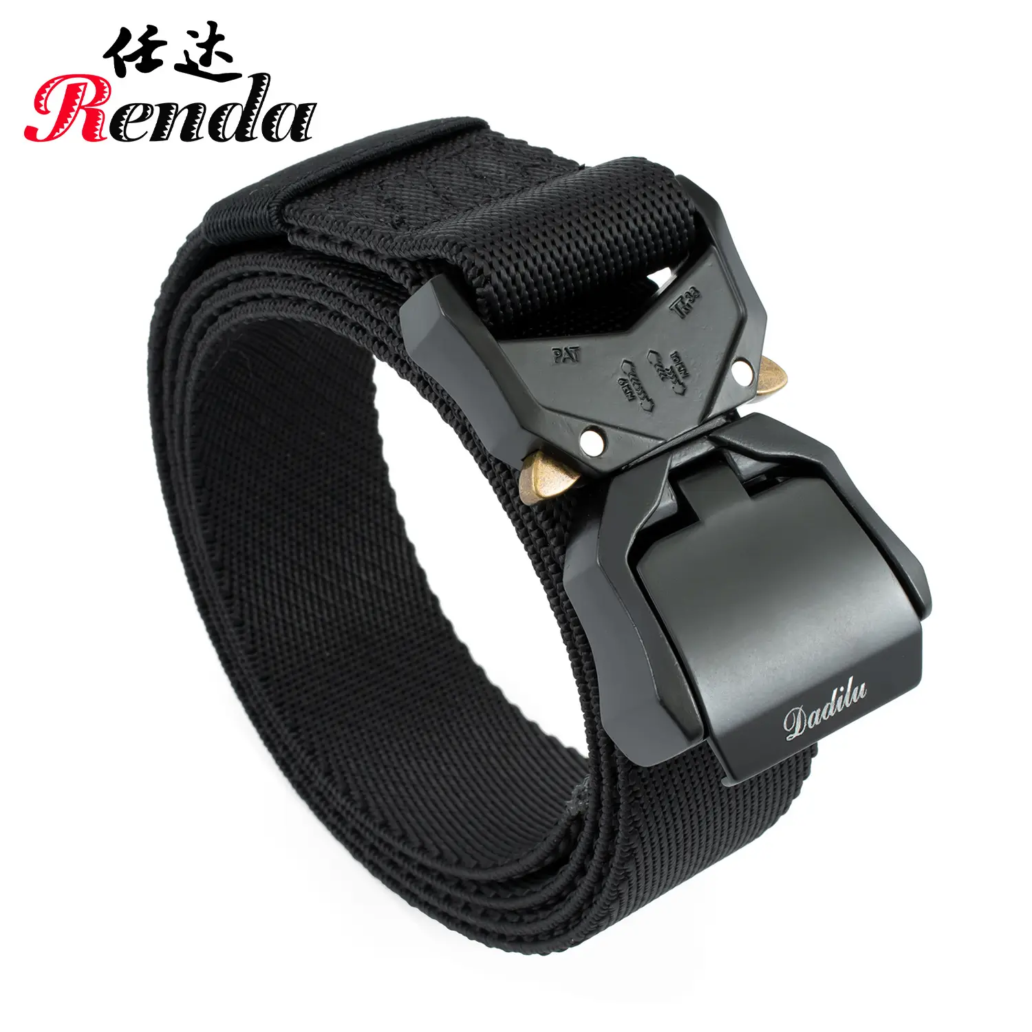 Men's Green Nylon Belt with Automatic Buckle - Image 7