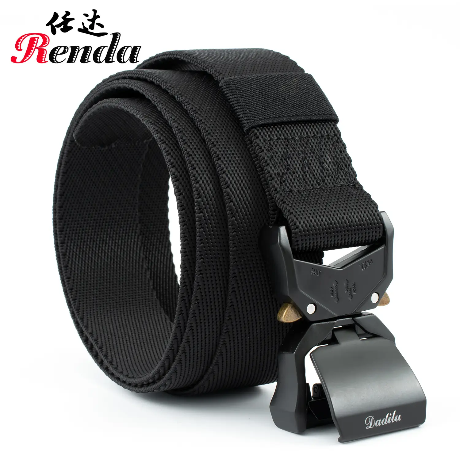 Men's Green Nylon Belt with Automatic Buckle - Image 9