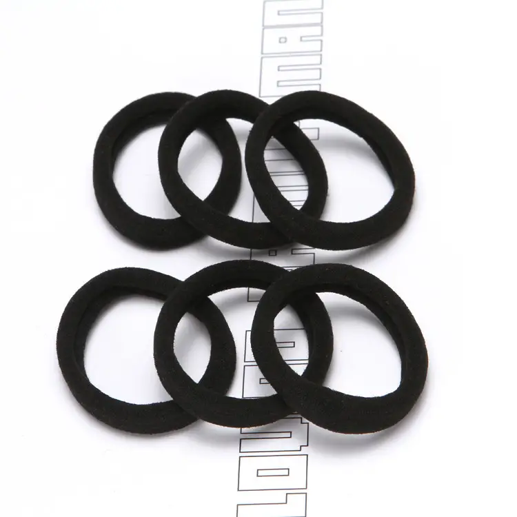High Elastic Head Rope Black Rubber Band Wholesale - Image 5