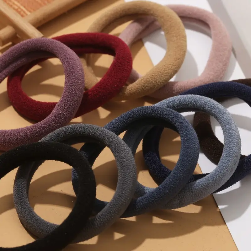 High Elastic Head Rope Black Rubber Band Wholesale — feature 4