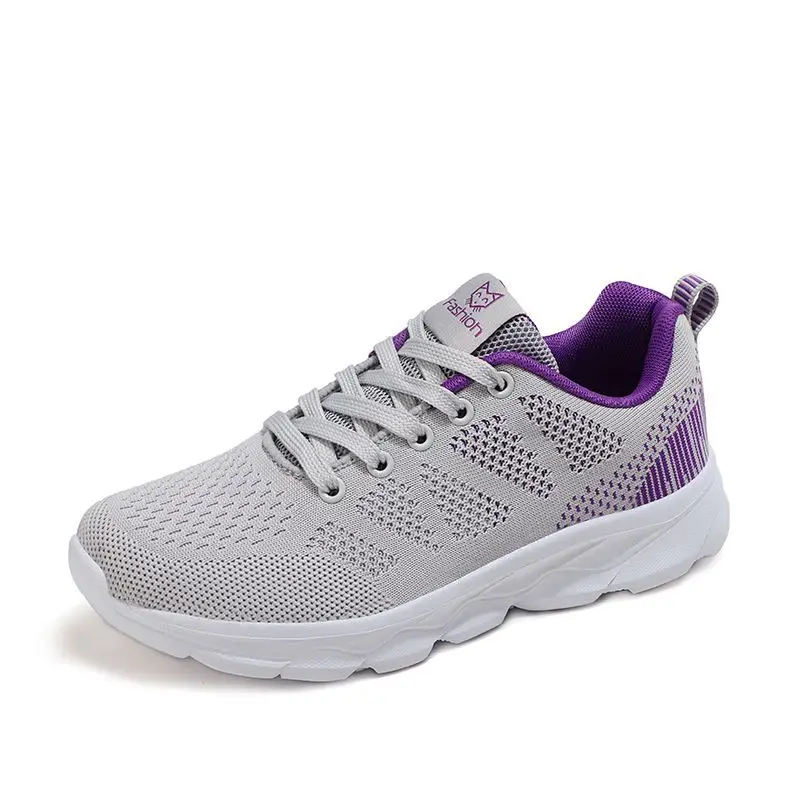 2025 Autumn New Women's Shoes Soft Sole Walking Shoes Plaid Mom's Shoes Foreign Trade Cross-Border Travel Sports Shoes Dropshipping - Image 8