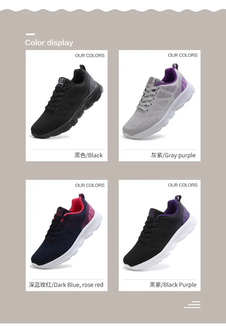 2025 Autumn New Women's Shoes Soft Sole Walking Shoes Plaid Mom's Shoes Foreign Trade Cross-Border Travel Sports Shoes Dropshipping — feature 12