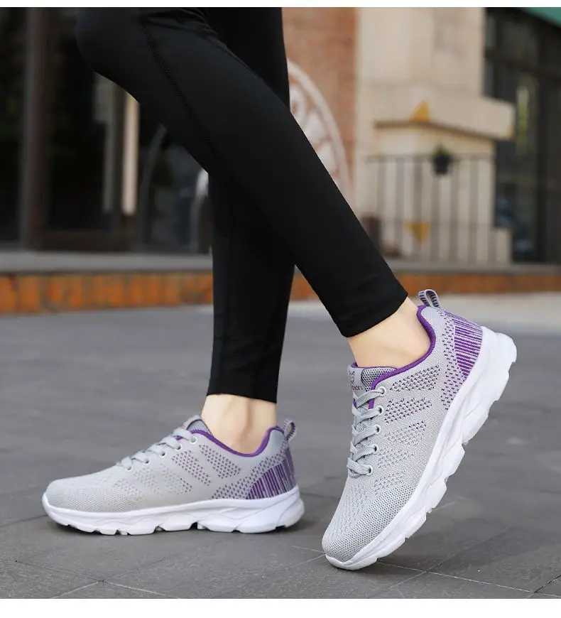 2025 Autumn New Women's Shoes Soft Sole Walking Shoes Plaid Mom's Shoes Foreign Trade Cross-Border Travel Sports Shoes Dropshipping — feature 19
