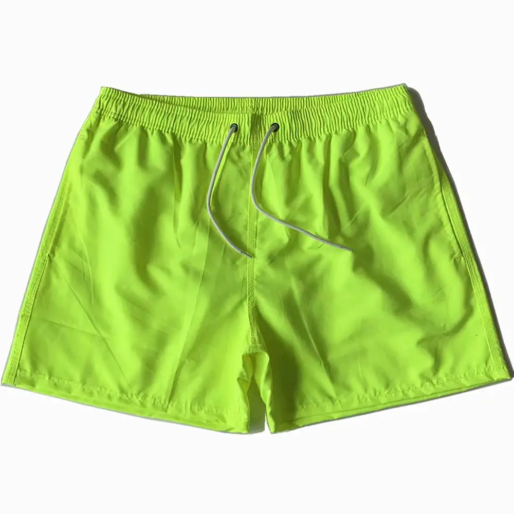 Men's Yellow Polyester Swim Shorts Quick-Dry Waterproof - Image 2