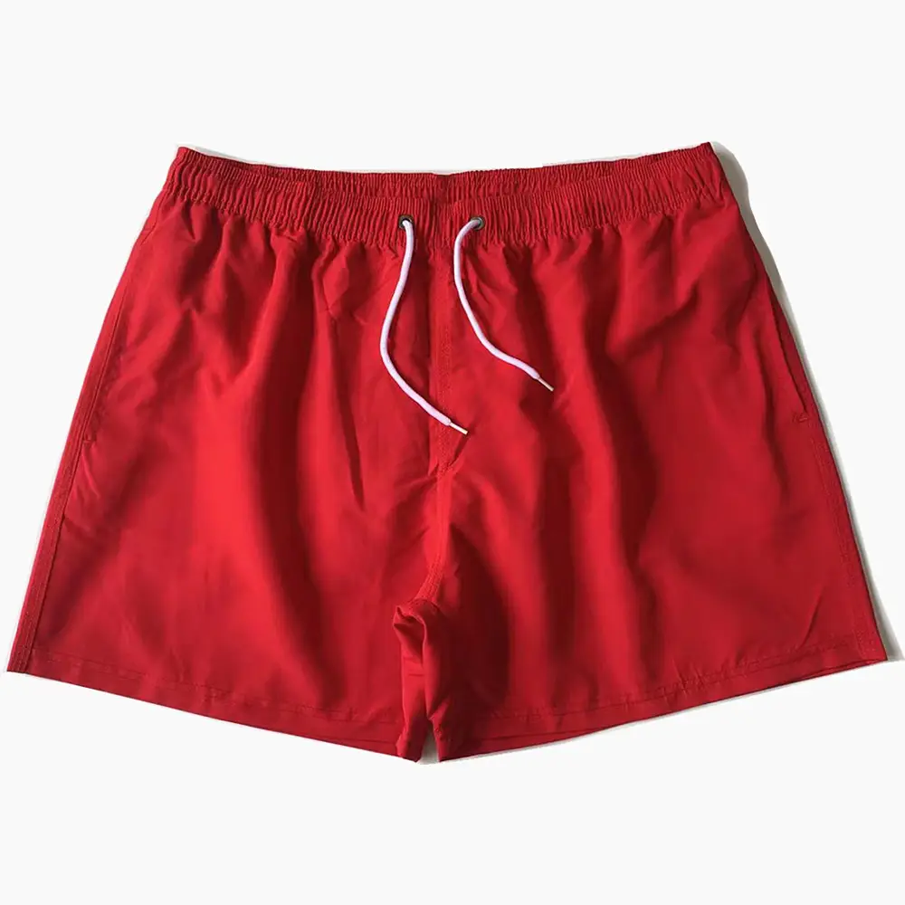 Men's Yellow Polyester Swim Shorts Quick-Dry Waterproof - Image 4